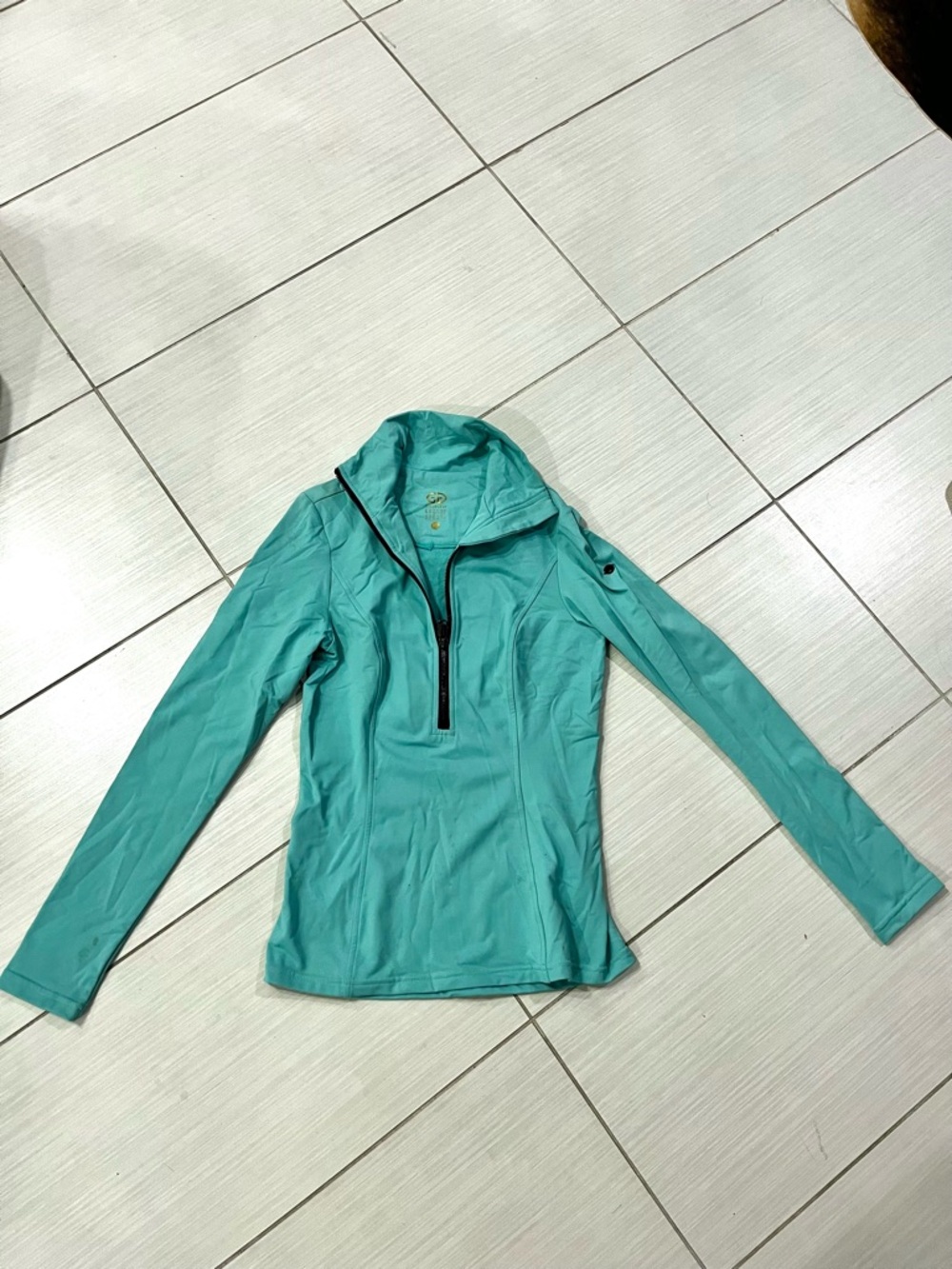 Goldbergh Luxury Sports Mint/Teal Serena Skii Pully Zip-Front Baselayer